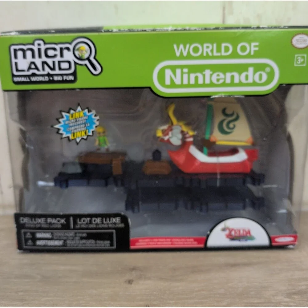World of Nintendo Micro Land Zelda Windwaker Deluxe Pack King of Red Lions ~ New